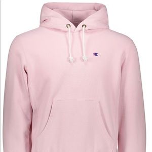Pink medium champion hoodie